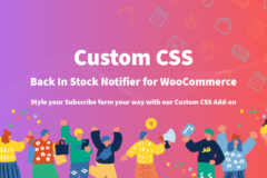 Custom CSS - Back In Stock Notifier for WooCommerce