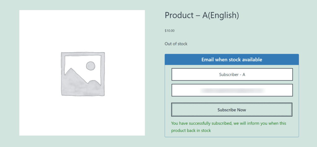 Polylang - Back In Stock Notifier for WooCommerce screenshot 1