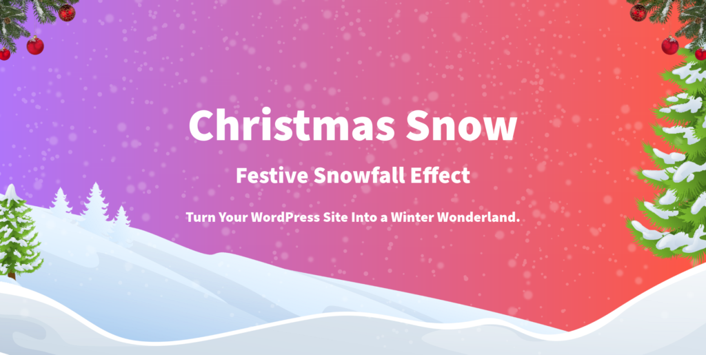 Christmas Snow for WordPress