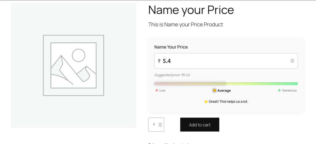 Name Your Price for WooCommerce screenshot 3