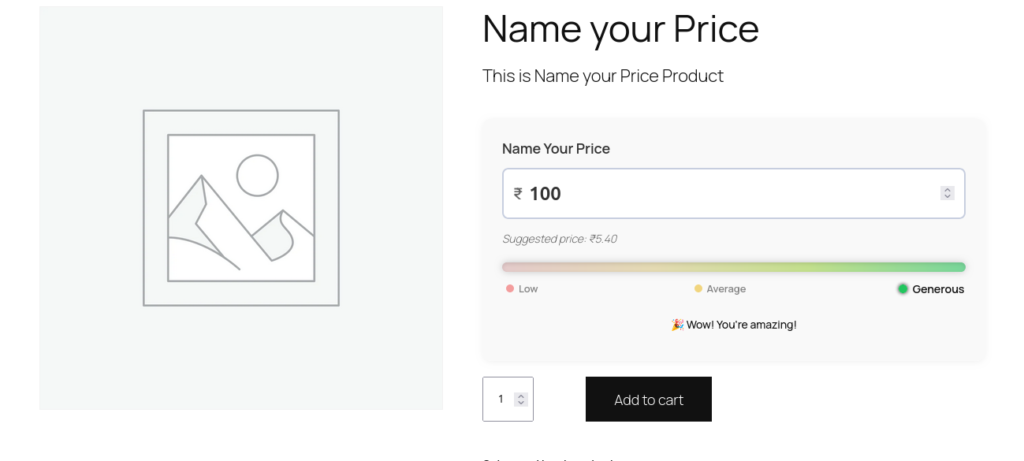 Name Your Price for WooCommerce screenshot 2