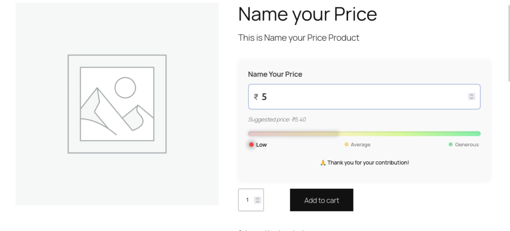 Name Your Price for WooCommerce screenshot 4