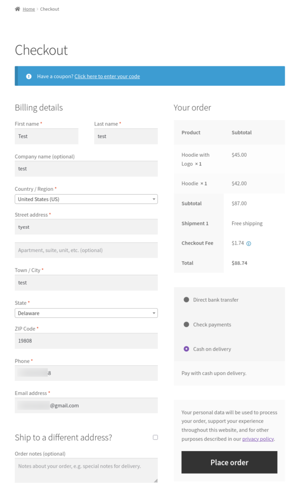 Extra Fees for WooCommerce screenshot 19