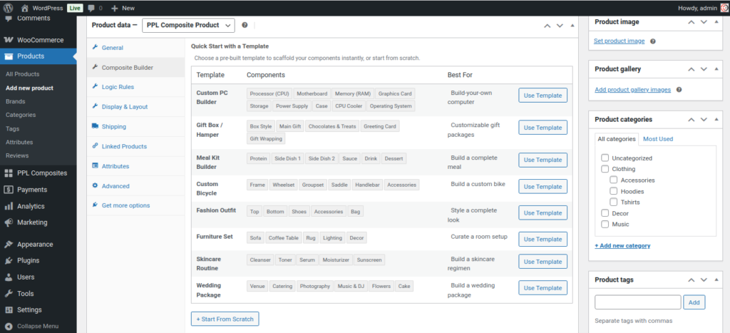 Composite Products for WooCommerce screenshot 8