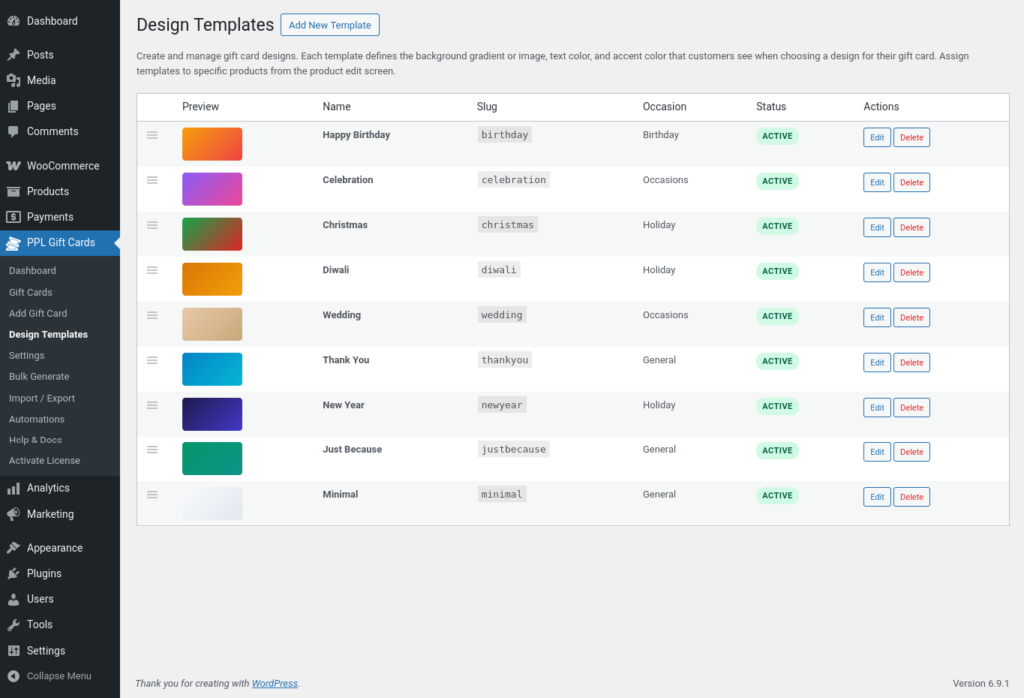 Gift Cards for WooCommerce screenshot 5