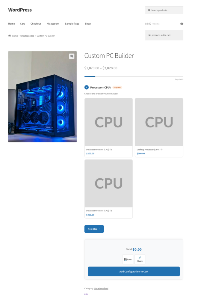 Composite Products for WooCommerce screenshot 9