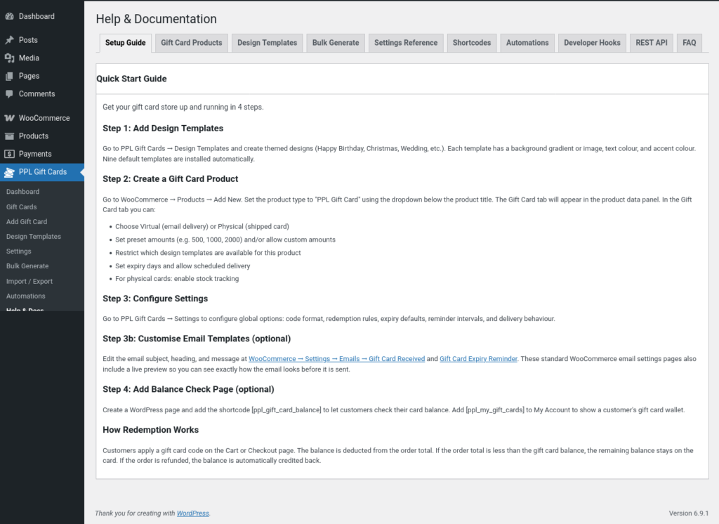 Gift Cards for WooCommerce screenshot 16