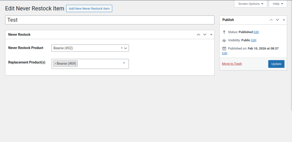 Never Restock - Back In Stock Notifier for WooCommerce screenshot 3
