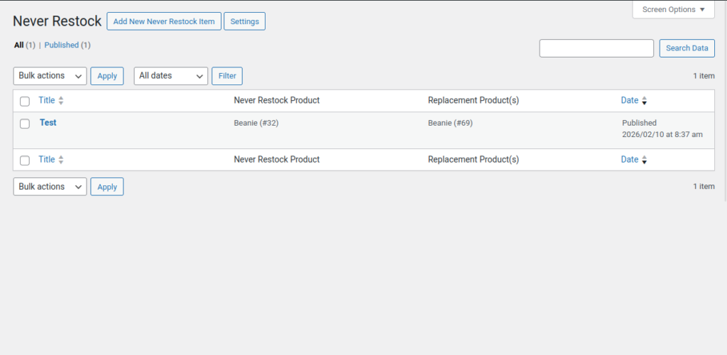 Never Restock - Back In Stock Notifier for WooCommerce screenshot 2