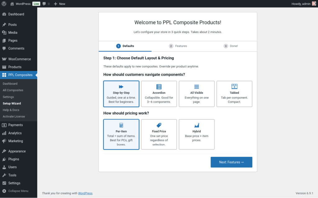 Composite Products for WooCommerce screenshot 3