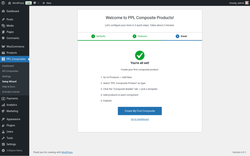 Composite Products for WooCommerce screenshot 5