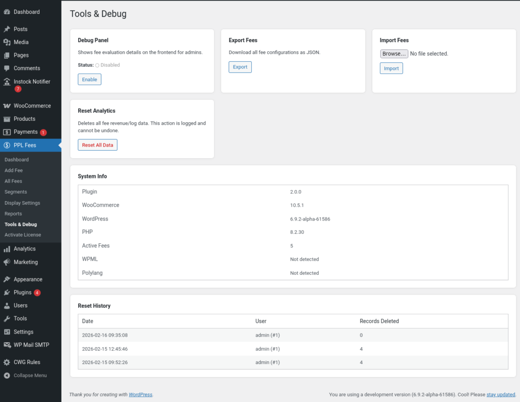 Extra Fees for WooCommerce screenshot 37